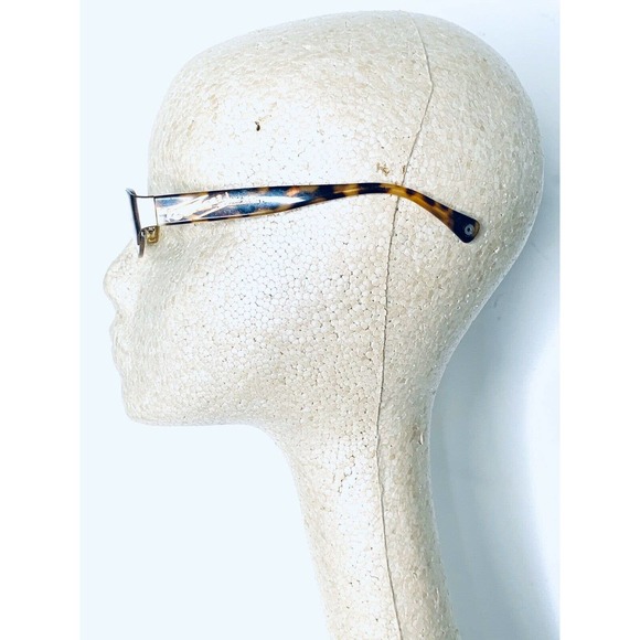 Coach Gold Rectangular Frame Glasses - Picture 10 of 10